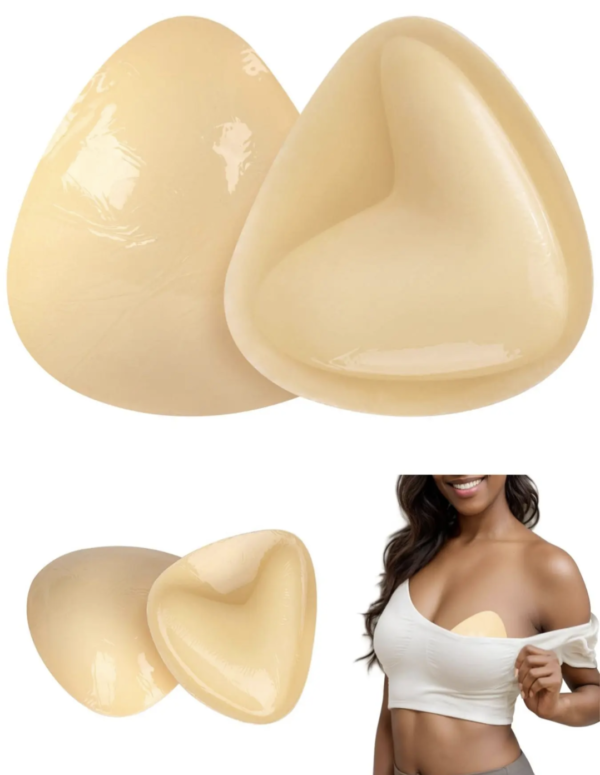 Inserts Push-Up en Silicone - Adhérence Forte & Confort Invisible